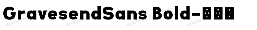 GravesendSans Bold字体转换